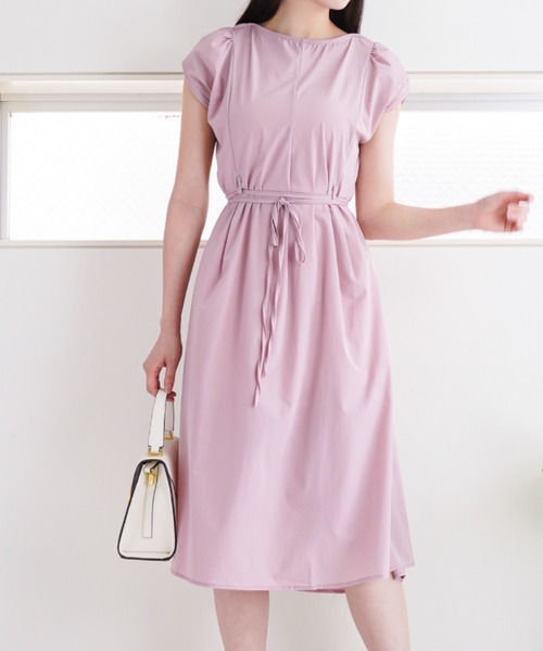 「a lot of love」 半袖ワンピース FREE グレー レディース_画像4