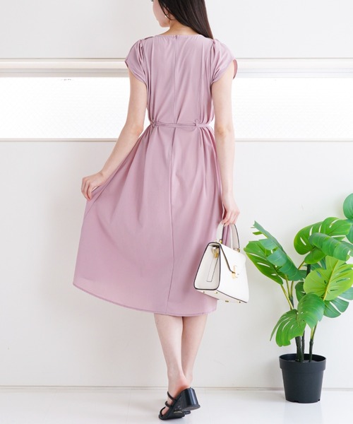 「a lot of love」 半袖ワンピース FREE グレー レディース_画像6