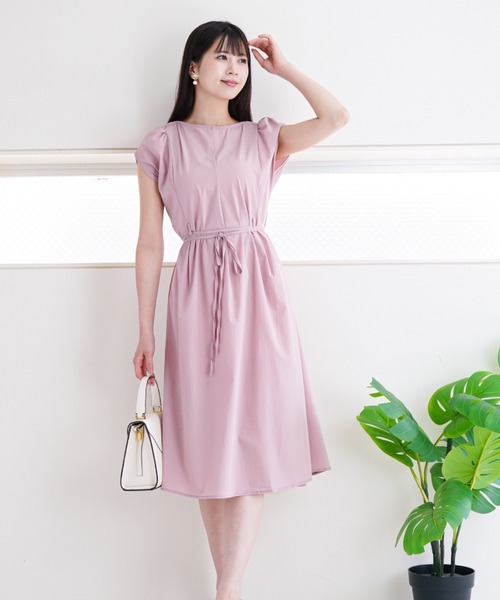 「a lot of love」 半袖ワンピース FREE グレー レディース_画像7