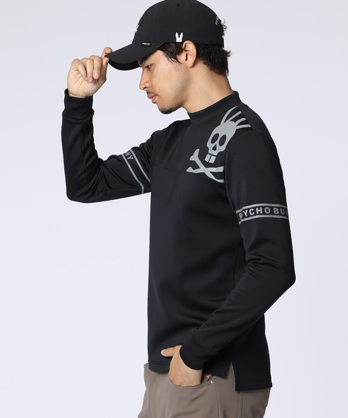 Psycho Bunny（サイコバニー） tシャツ 「GOLF」ラインスリーブロゴ