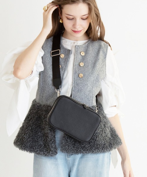 styiro（スタイロ） ショルダーバッグ バッグ 本革縦横2wayショルダー