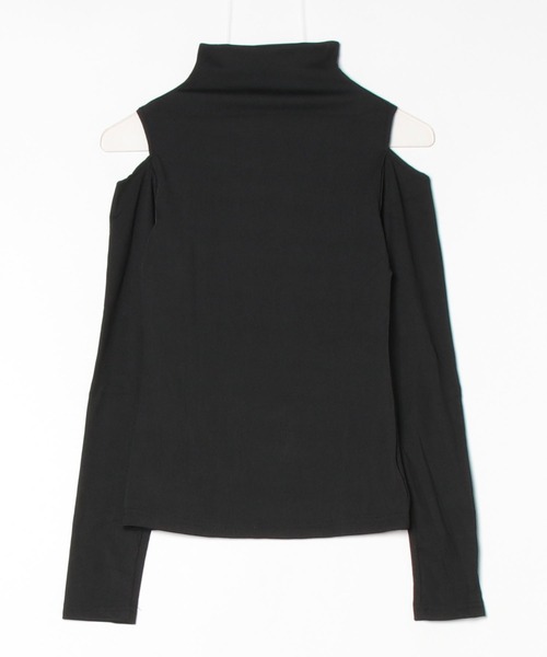 ARCADE tシャツ 肩出し オープンオフショルダー タートルネック