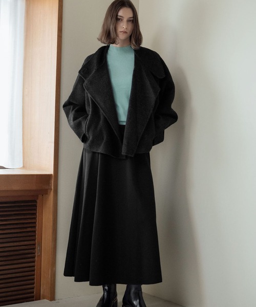ELFRANK ピーコート pコート 「2025AW」「ウール100％」スタンドカラー