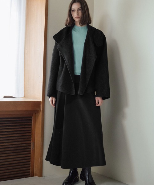 ELFRANK ピーコート pコート 「2025AW」「ウール100％」スタンドカラー