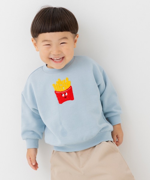 chil2 トレーナー サガラ刺繍裏毛トレーナー キッズ 子供服 男の子