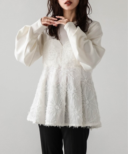 tシャツ ドッキングペプラムトップス レディース : ZOZOTOWN Yahoo!店