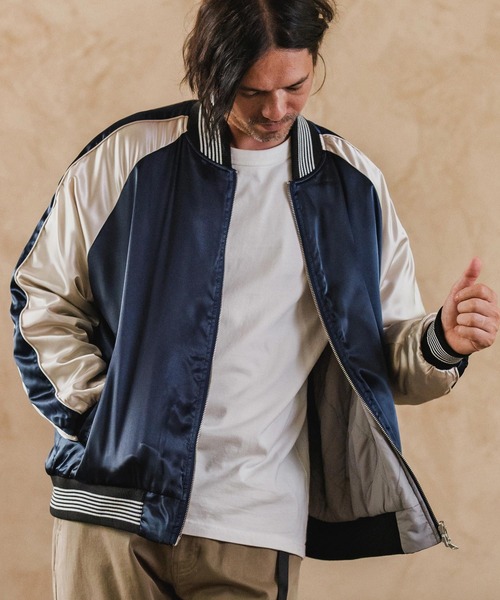 CAMBIO（カンビオ） スカジャン mj11134-Different Design Reversible