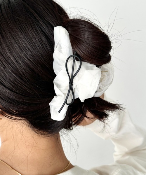 LOVALOT（ラバロット） ヘアクリップ リボンシュシュヘアクリップ