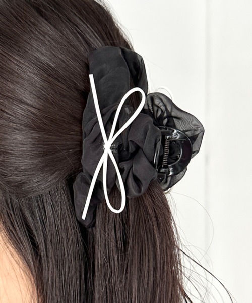 LOVALOT（ラバロット） ヘアクリップ リボンシュシュヘアクリップ