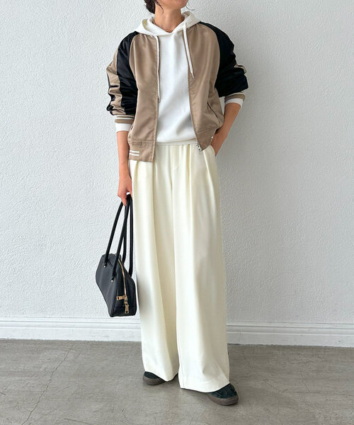 「RIVE DROITE」 ナイロンブルゾン FREE ブラウン レディース_画像3