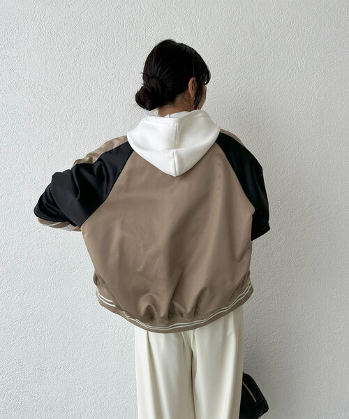 「RIVE DROITE」 ナイロンブルゾン FREE ブラウン レディース_画像8