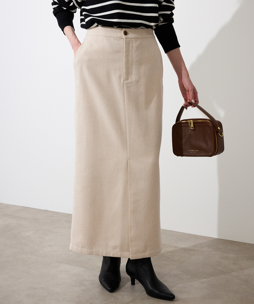 新品　IENA Iラインスカート SLOBE IENA（スローブイエナ） スカート ツイードリラックスIライン