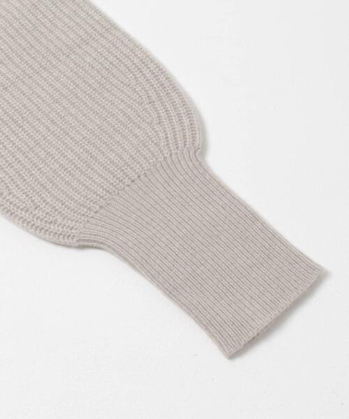 ワンピース F by ROSSO ハミルトン片畦ハーフZIPミニワンピース