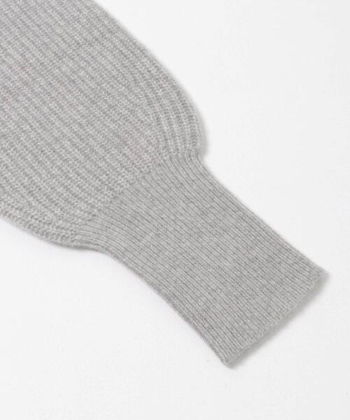 ワンピース F by ROSSO ハミルトン片畦ハーフZIPミニワンピース