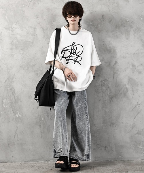 「ADRER」 半袖Tシャツ SMALL ブラック メンズ_画像9