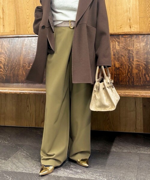 NOLLEY'S Sophi（ノーリーズソフィー） パンツ ウォッシャブルピーチ