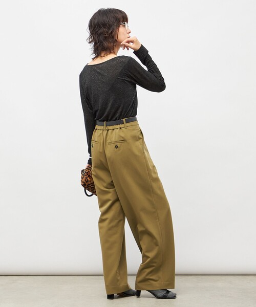 NOLLEY'S Sophi（ノーリーズソフィー） パンツ ウォッシャブルピーチ