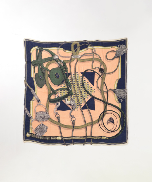 「manipuri」 ストール FREE オレンジ レディース_画像5