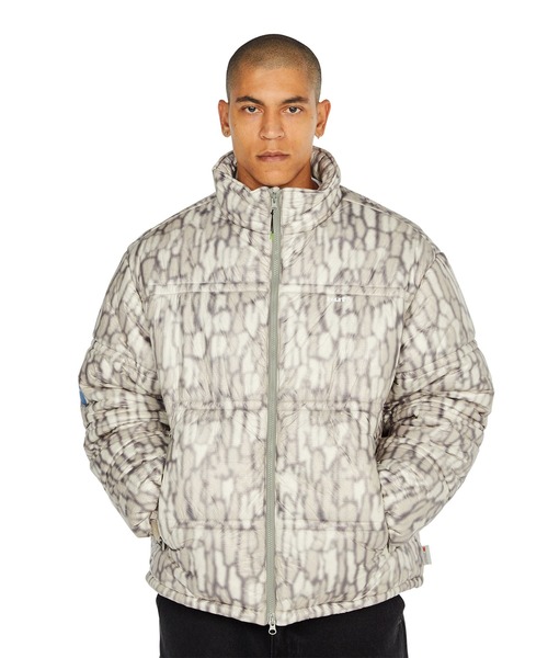 HUF（ハフ） ブルゾン アウター 89 WARPED CAMO TYVEK PUFFER メンズ