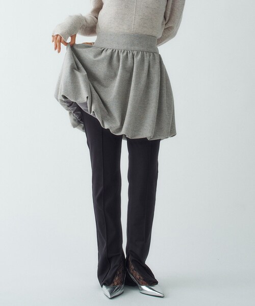 CODE A スカート tweed balloon mini skirt : ZOZOTOWN Yahoo!店