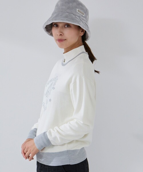 JUN&ROPE'（ジュンアンドロペ） ニット セーター マウンテン柄クルー