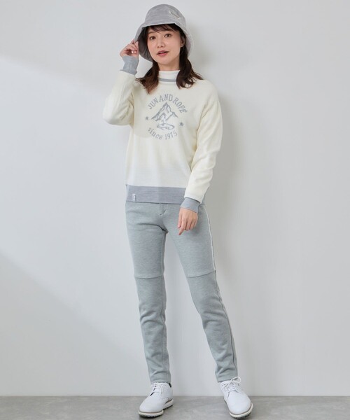 JUN&ROPE'（ジュンアンドロペ） ニット セーター マウンテン柄クルー