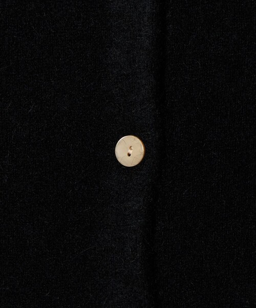 6 カーディガン 「6(ROKU)」アルパカウールナイロン カーディガン