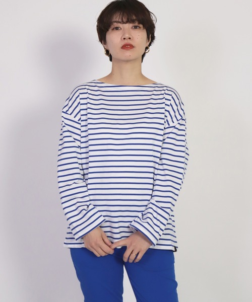 D.M.G. 「D.M.G.」 長袖カットソー FREE ブルー系その他 レディース