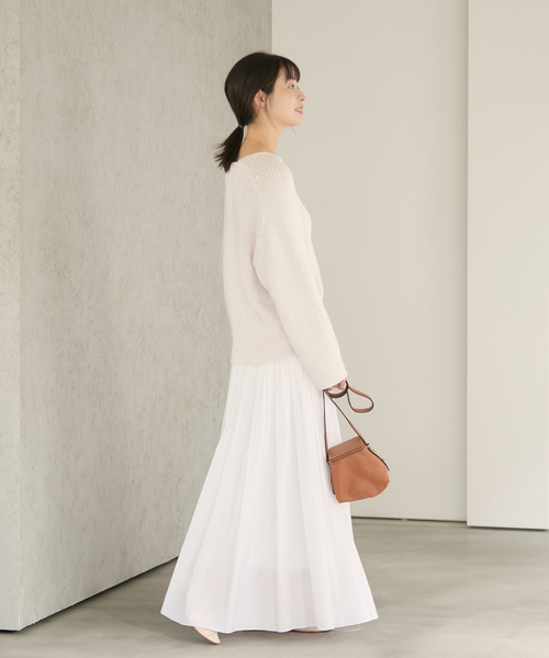 plage（プラージュ） 長袖ニット FREE ブルー レディース : ZOZOTOWN