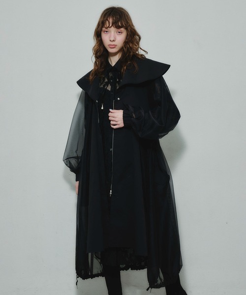 J1U by LA BELLE ETUDE コート FREE ブラック レディース : ZOZOTOWN