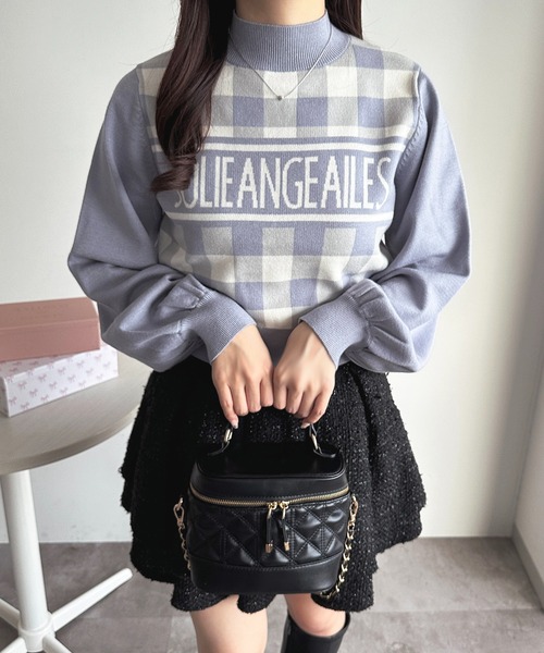 「apres jour」 長袖ニット フリー ブラック レディース_画像3