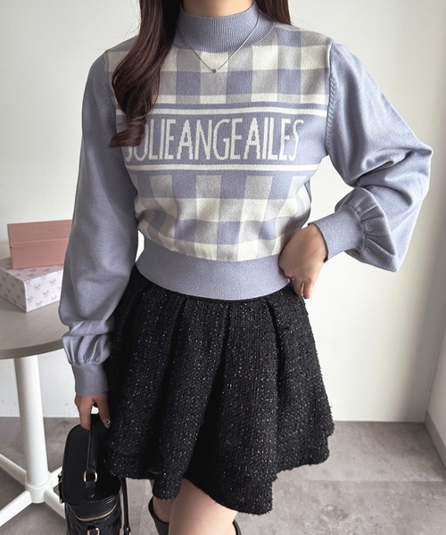 「apres jour」 長袖ニット フリー ブラック レディース_画像5