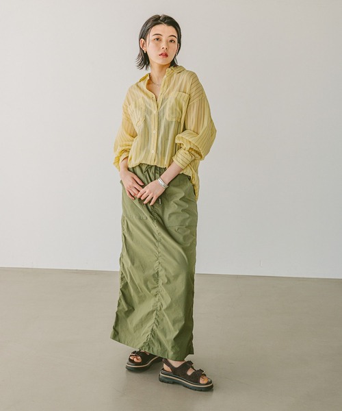 「BAYFLOW」 フラットサンダル MEDIUM ブラウン レディース_画像7