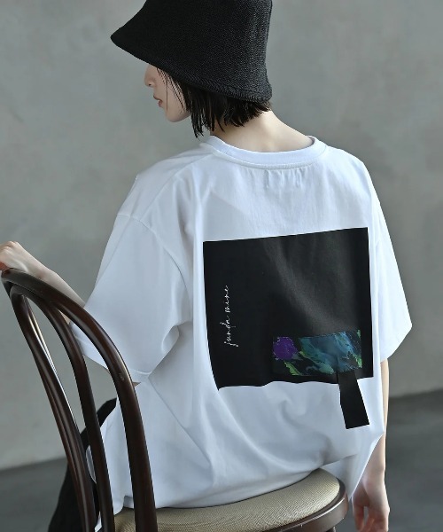 「funda mine」 半袖Tシャツ 02 ホワイト レディース_画像2