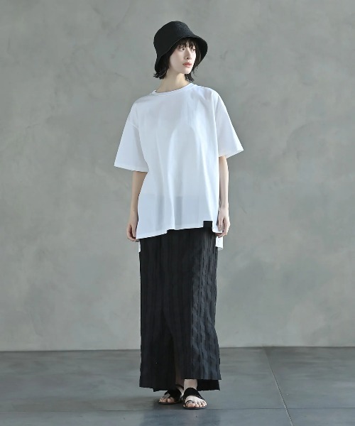 「funda mine」 半袖Tシャツ 02 ホワイト レディース_画像4