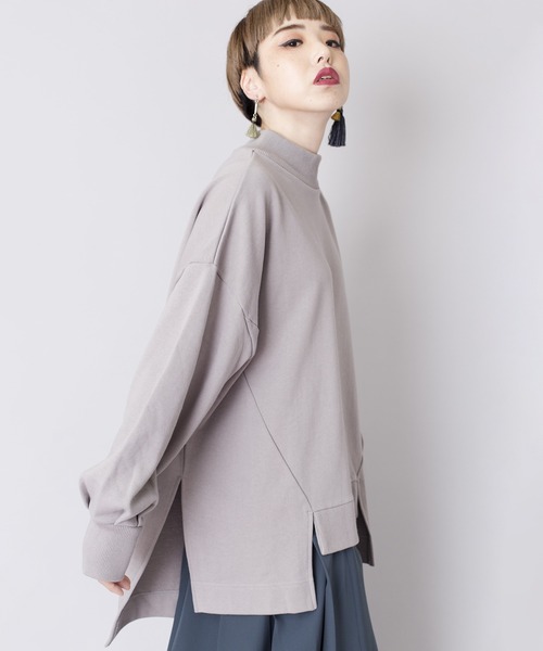 「OSMOSIS」 スウェットカットソー ONE SIZE ブラック レディース_画像7