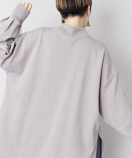 「OSMOSIS」 スウェットカットソー ONE SIZE ブラック レディース_画像9