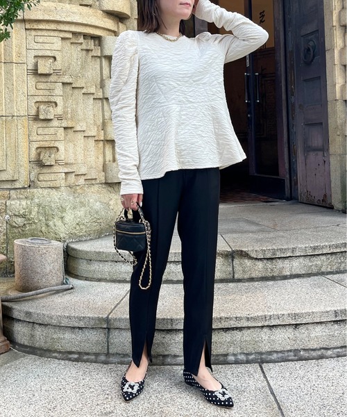 「prose verse」 スラックス LARGE ブラック レディース_画像8