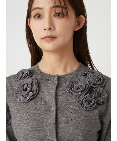 FRAY I.D（フレイ・アイディー） ニットカーディガン ONE SIZE グレー