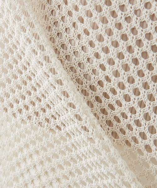 「Whim Gazette」 長袖ニット FREE オフホワイト レディース_画像8