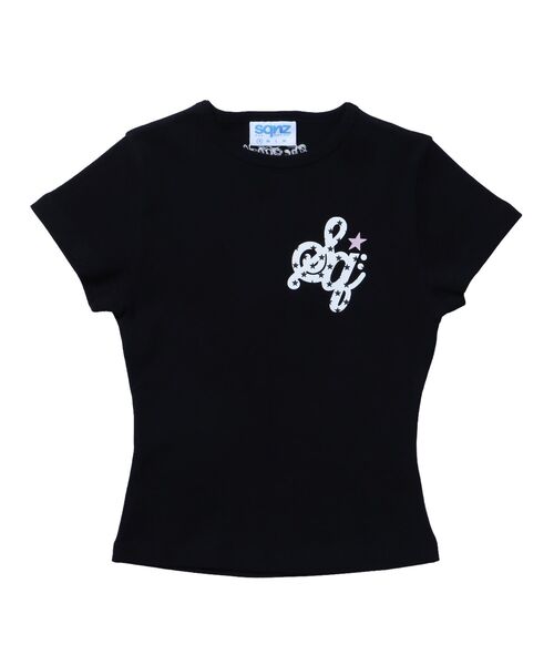 WOMEN SM LOGO POINT SHORT T-SHIRT タグ付き SEQUENZE tシャツ WEB限定 / コンパクトシルエット レディースワン