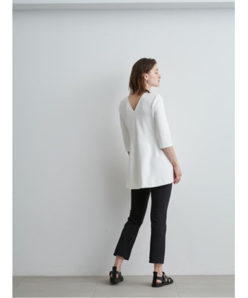 「styling/」 7分袖カットソー FREE ブラック レディース_画像3