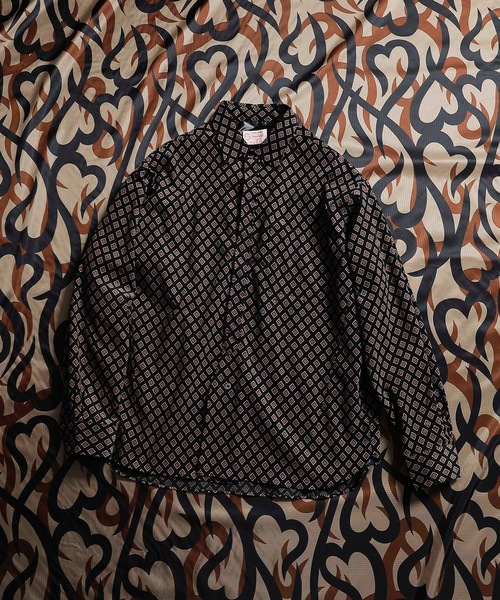 「n(n) BY NUMBER (N)INE」 長袖シャツ M マスタード メンズ_画像2