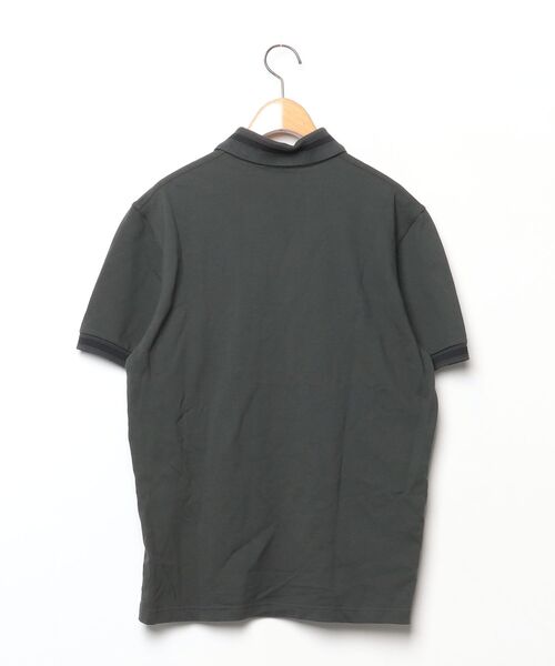 「FRED PERRY」 半袖ポロシャツ 40 ダークグリーン メンズ_画像2