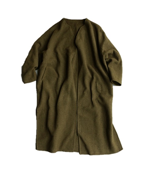 「antiqua」 コート FREE モスグリーン レディース_画像3