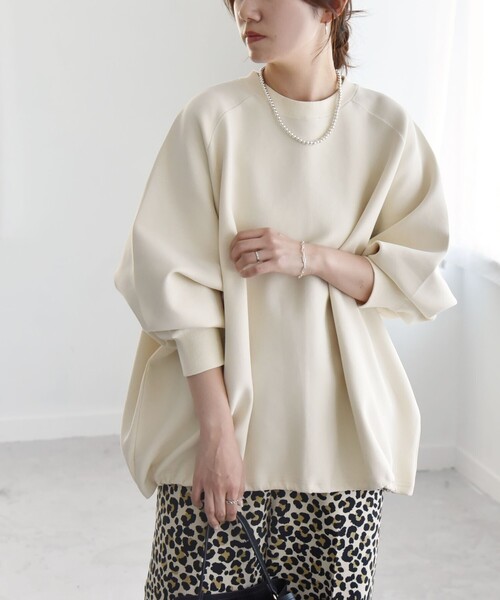 「quaranciel」 長袖カットソー ONE SIZE ブルー レディース_画像9