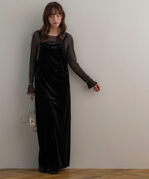 「NOAHL」 キャミソールワンピース M ブラック レディース_画像8