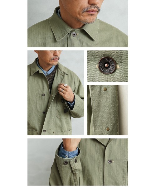 WAIPER.inc カバーオール 米軍 1940's U.S.M.C. P-41 HBT