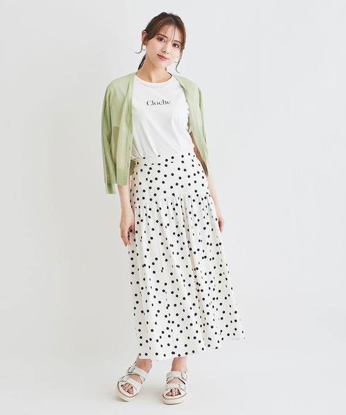 「LAISSE PASSE」 半袖Tシャツ MEDIUM アイボリー レディース_画像3