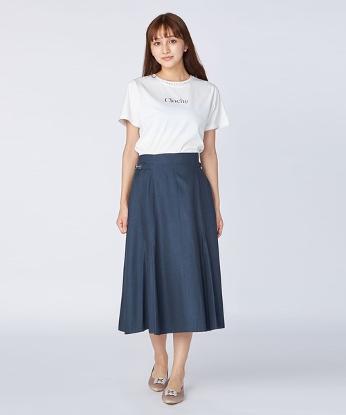 「LAISSE PASSE」 半袖Tシャツ MEDIUM アイボリー レディース_画像4